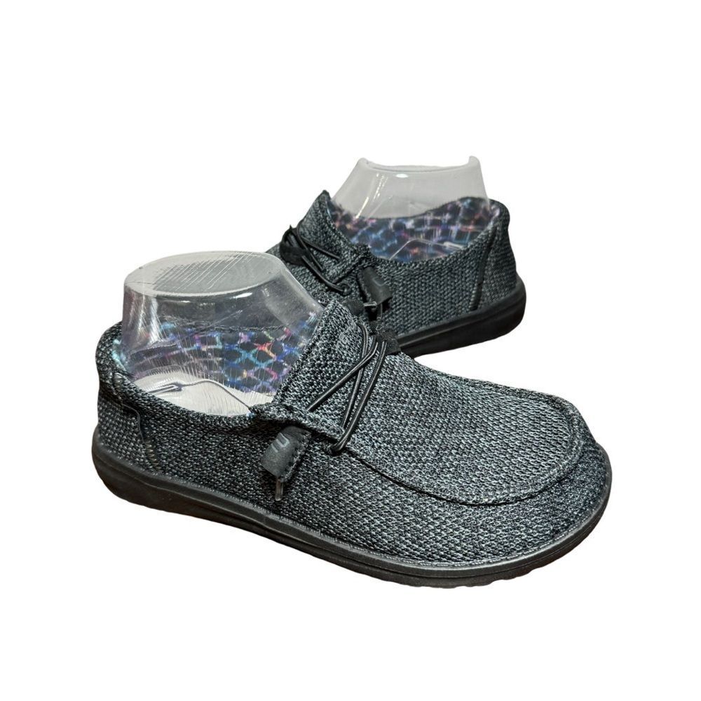 Women’s Hey dude slip on shoes size 5 black - Picture 3 of 5